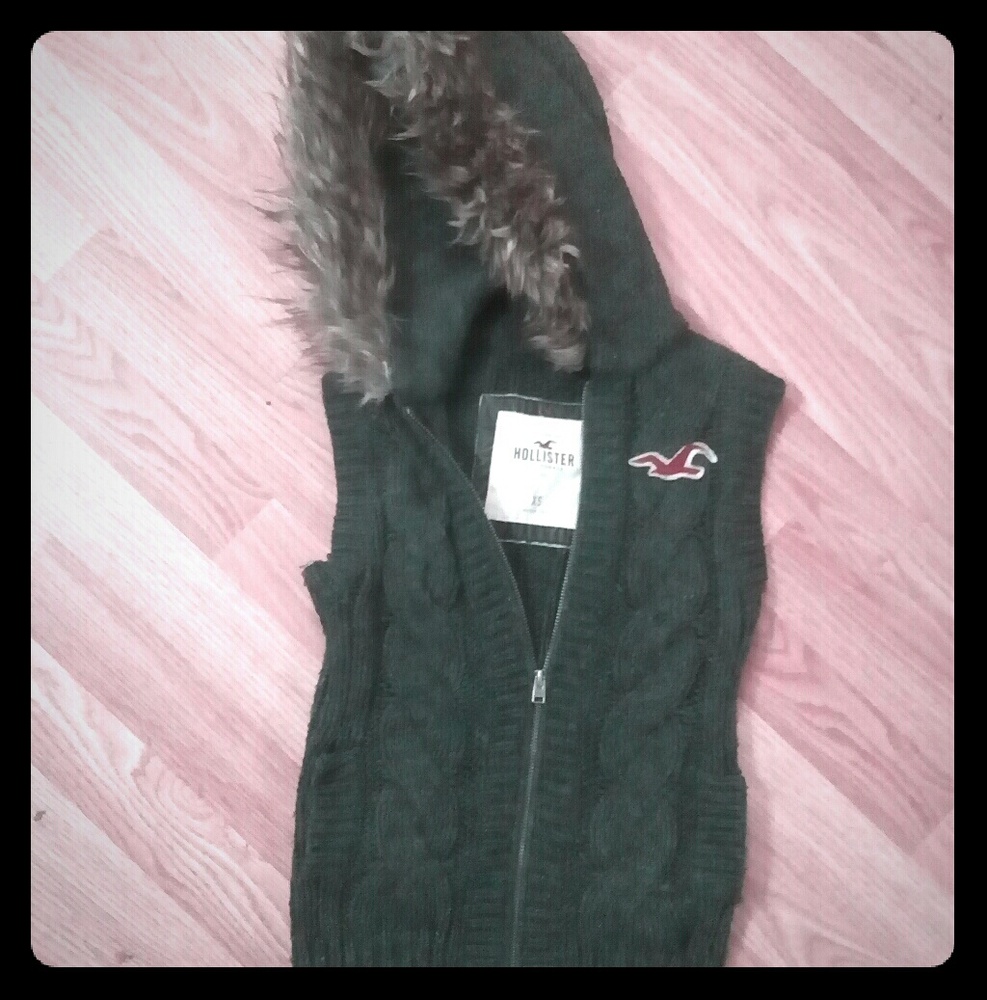 Hooded Hollister Vest
